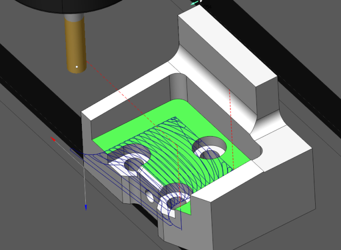 Save time with automatic flat faces detection Flat faces detection in SprutCAM