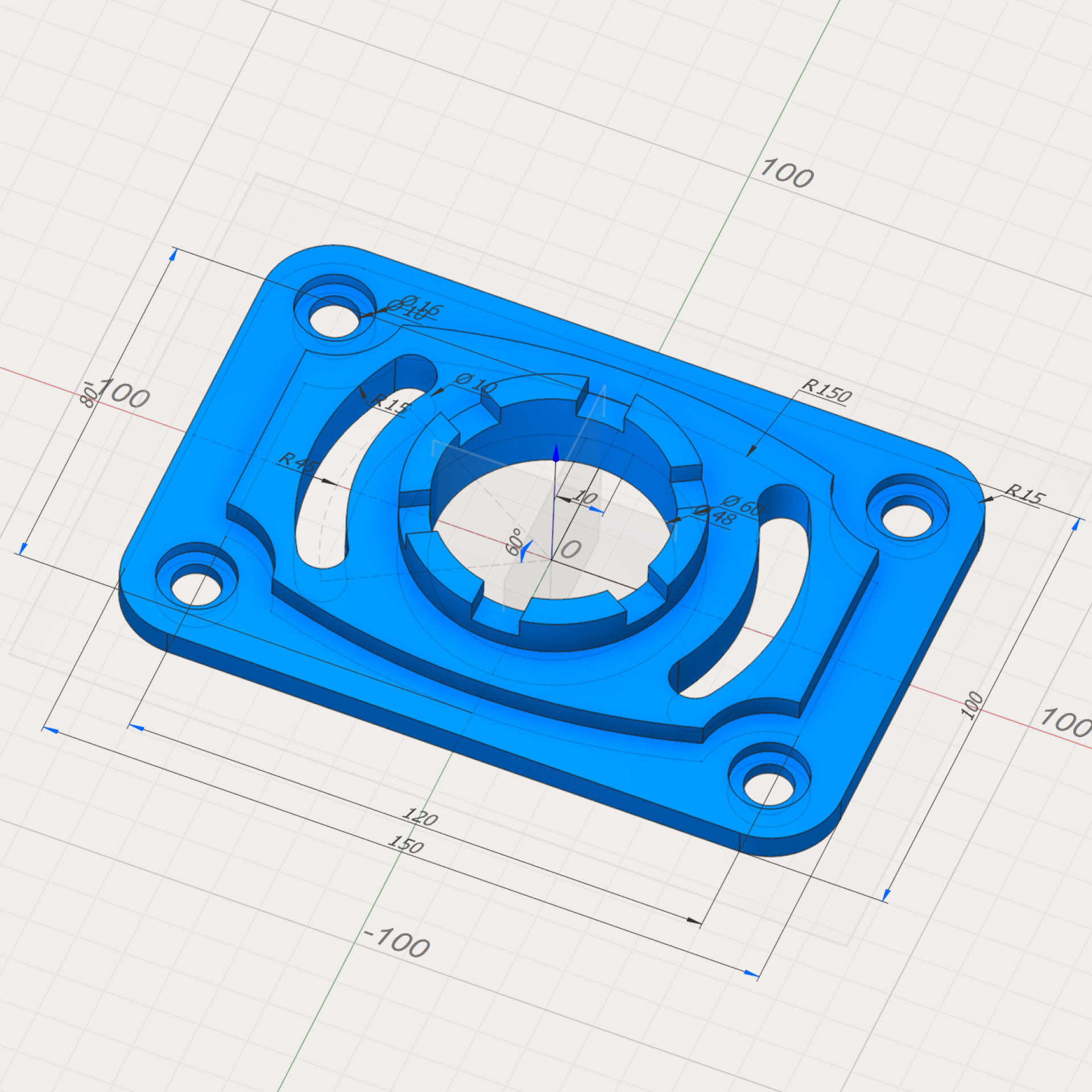 Create 3D model for mill machining