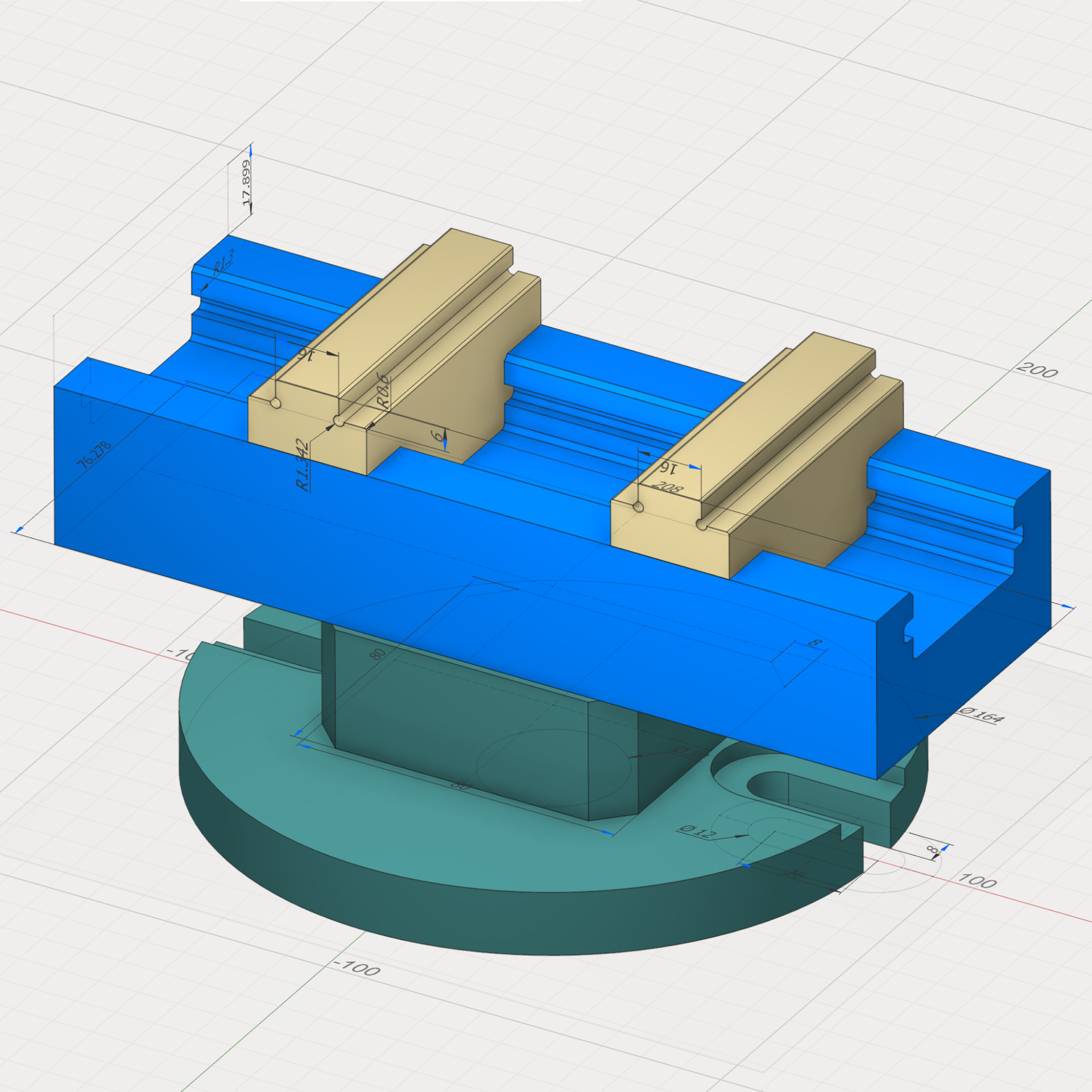 Create 3D model vise
